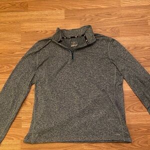 Tek Gear Men's Heathered Blue Zip-Up Sweater